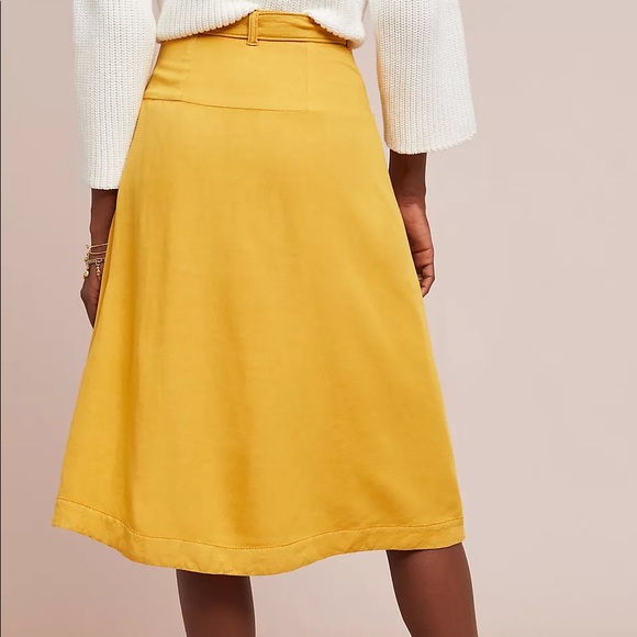 *SOLD*  Anthropologie button down skirt - Picture 7 of 9